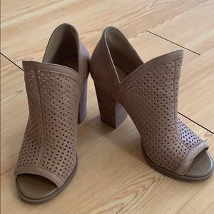 Lucky open toe bootie